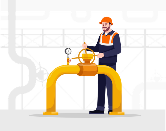 Pipeline repair  Illustration