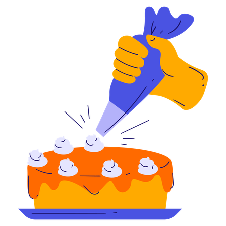 Piping bag  Illustration