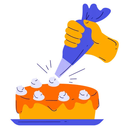 Piping bag  Illustration