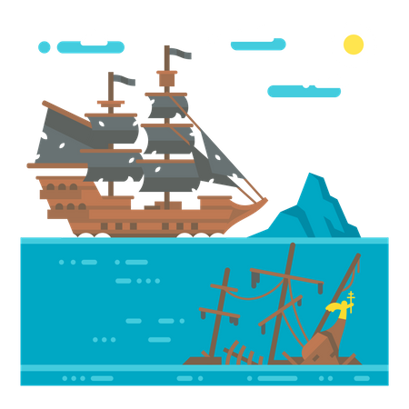 Pirata  Ilustração