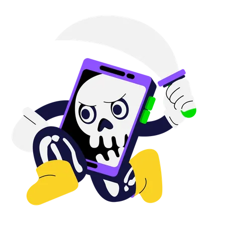 Piratentelefon  Illustration