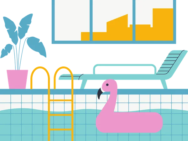 Piscine  Illustration