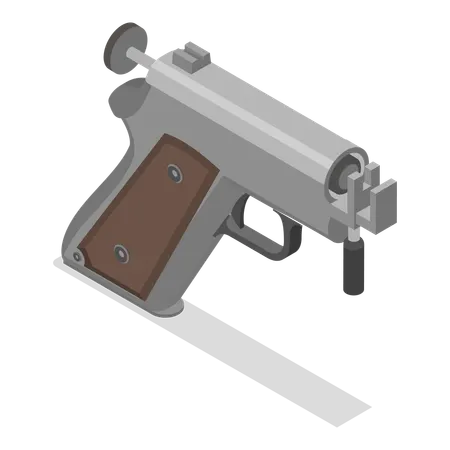 Pistola perforadora corporal  Ilustración