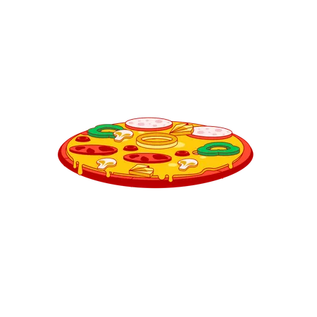 Pizza  Illustration
