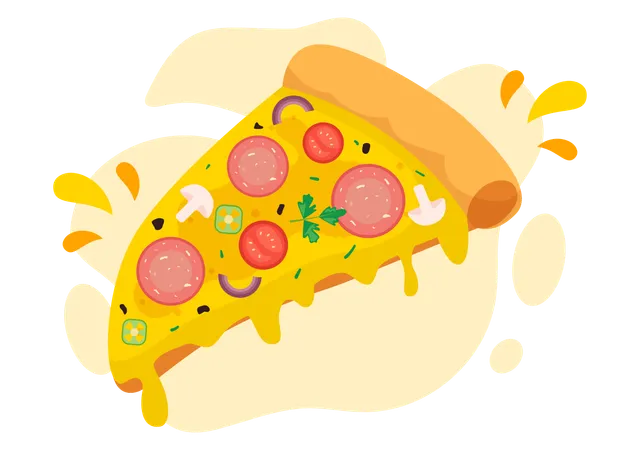 Pizza Day  Illustration