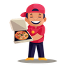 pizza box illustration svg