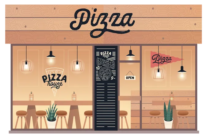 Pizza House  Illustration