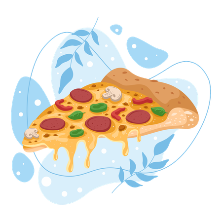 Pizza  Illustration