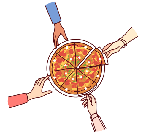 Pizza  Illustration