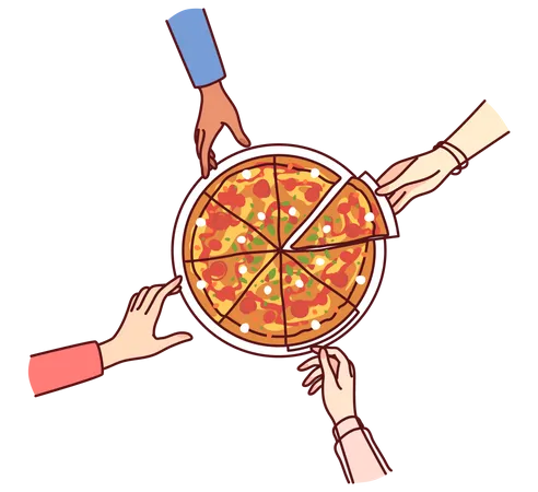 Pizza  Illustration