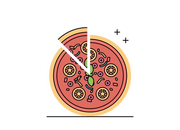 Pizza  Illustration