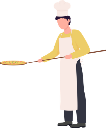 Pizza maker  Illustration