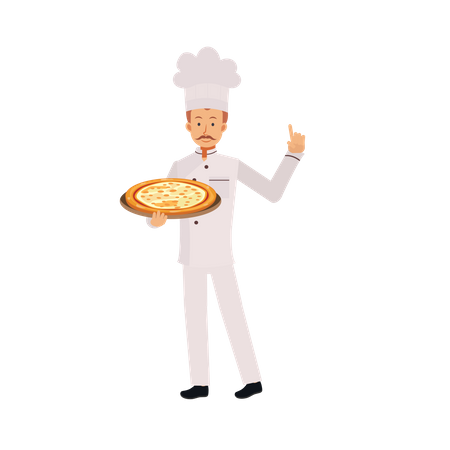 Pizza Maker  Illustration