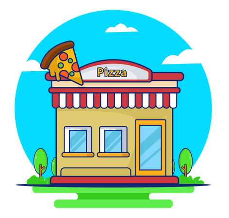 Pizza Shop  일러스트레이션