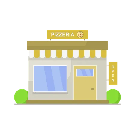 Pizza Shop  Illustration