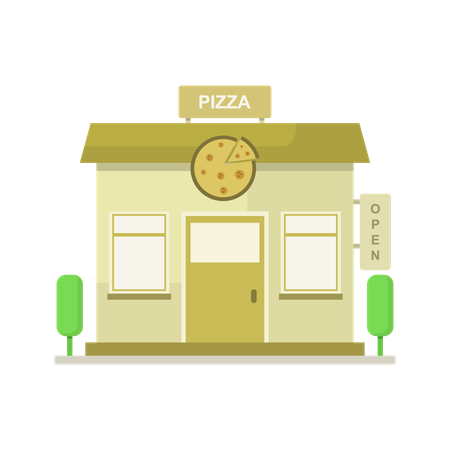 Pizza Shop  Illustration