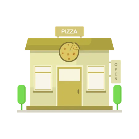 Pizza Shop  Illustration