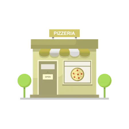 Pizza Shop  Illustration