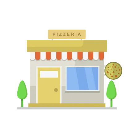 Pizza Shop  Illustration