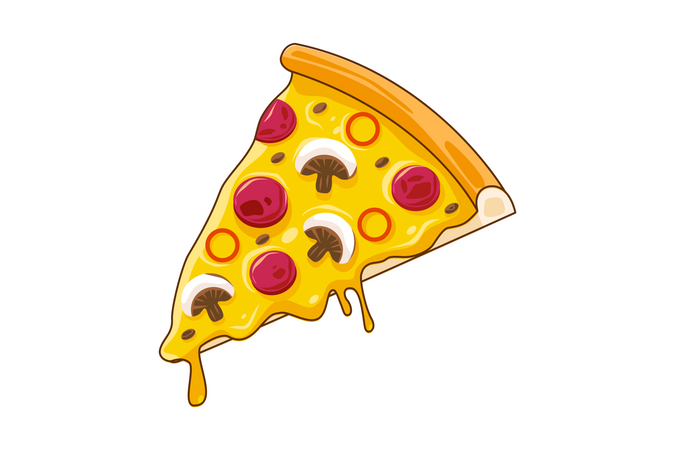 Pizza Slice Illustration