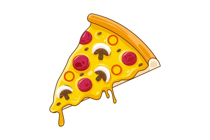 Pizza Slice  Illustration