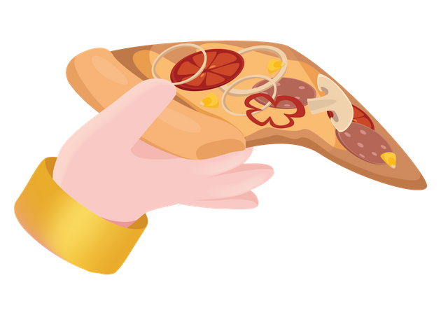 Pizza Slice  Illustration