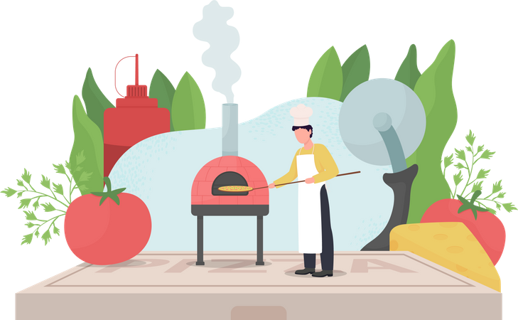 Pizzaiolo  Illustration