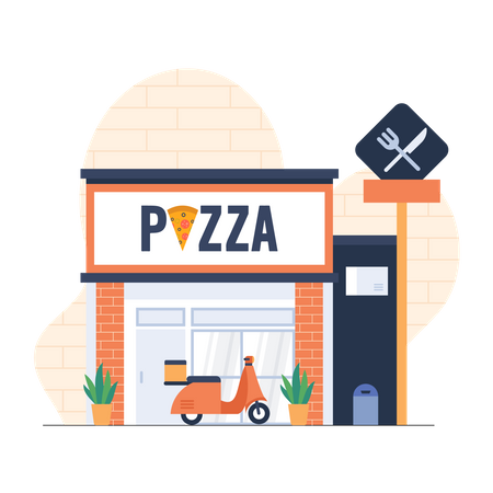 Pizzeria  Illustration
