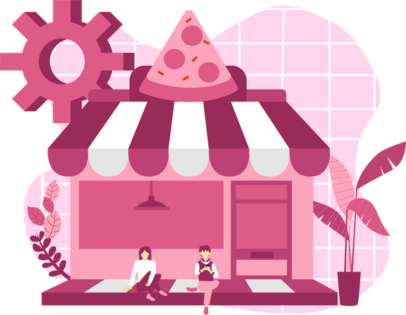 Pizzeria  Illustration