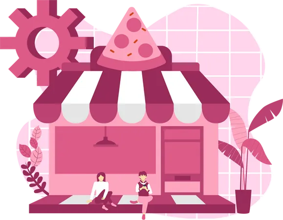 Pizzeria  Illustration