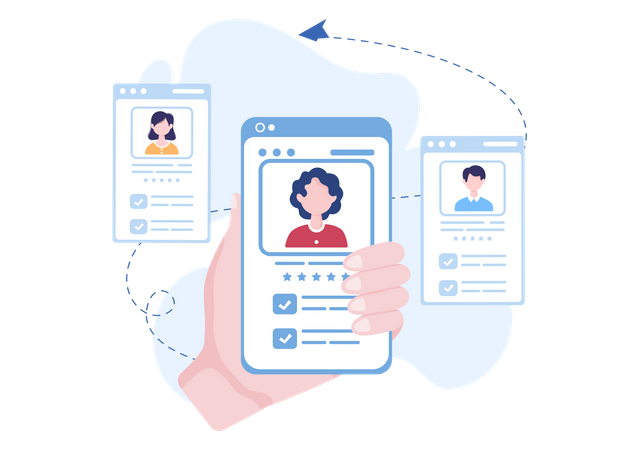 Placement Job Service  Illustration