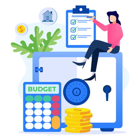 Plan budgétaire d'entreprise  Illustration
