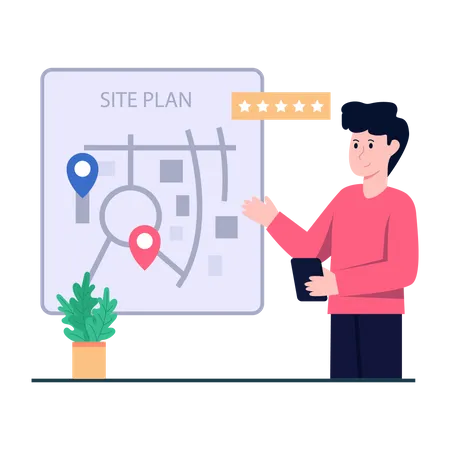 Plan du site  Illustration