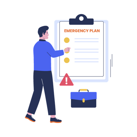 Plan d'urgence  Illustration