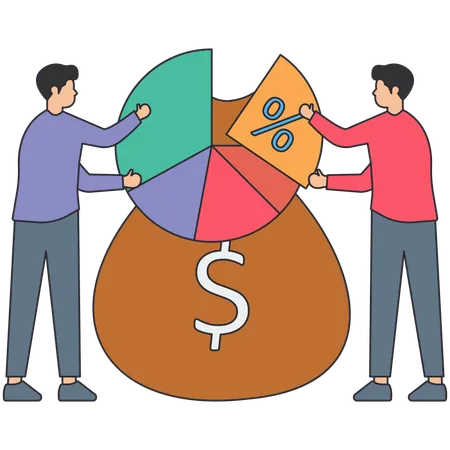 Fondo de pensiones de inversión o planificación de la jubilación  Ilustración