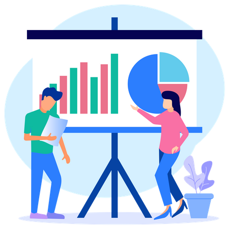 Planificación de estrategia empresarial  Ilustración