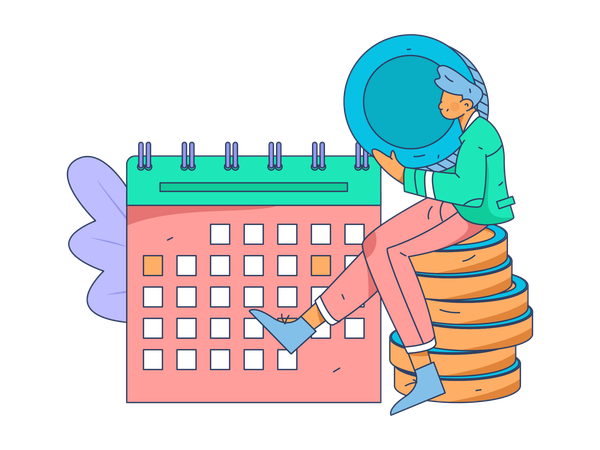 Planificación de horarios  Illustration