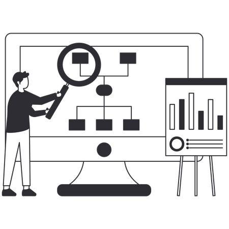 Planning d'affaires  Illustration