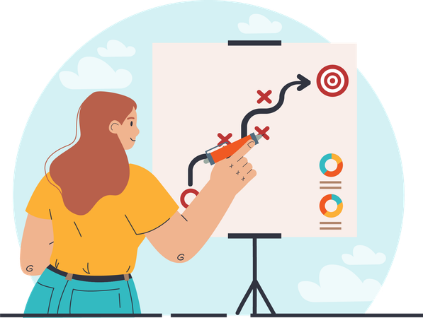 Planning d'affaires  Illustration