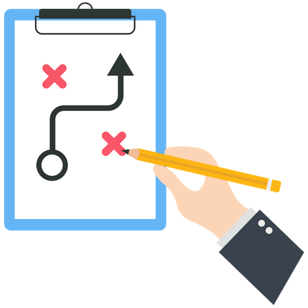 Planning d'affaires  Illustration