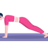 plank pose illustration free download