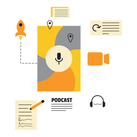 Planning concept vector illustration. Modern flat vector illustration in solid colors with business theme.  Illustration