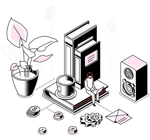 Planning d'affaires  Illustration