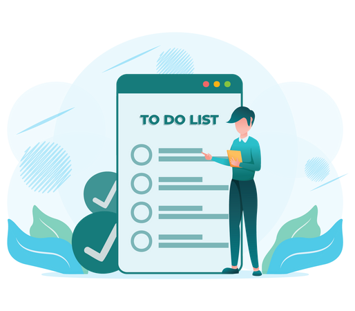 Planning d'affaires  Illustration