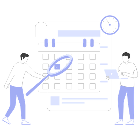 Calendrier du projet  Illustration