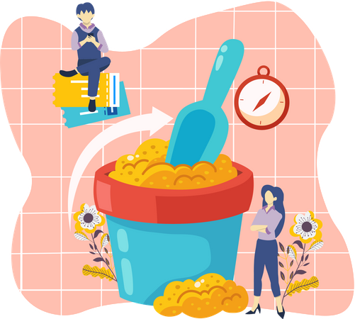 Plano de férias  Ilustração