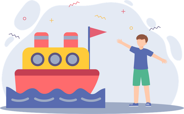 Plano de férias  Ilustração