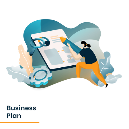 Plano de negócios  Ilustração
