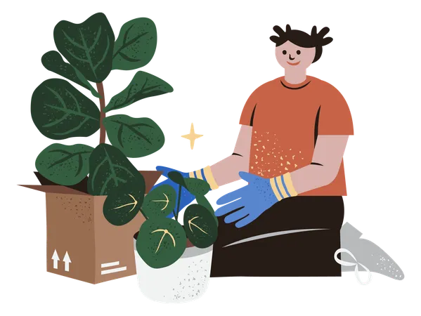 Plant Nursery  Illustration