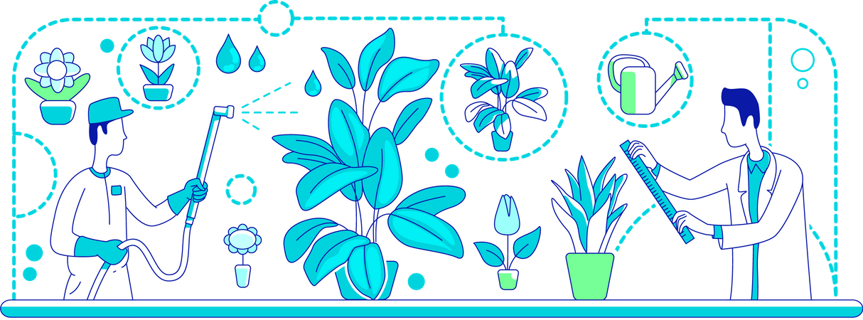 Ingeniería genética de plantas  Ilustración